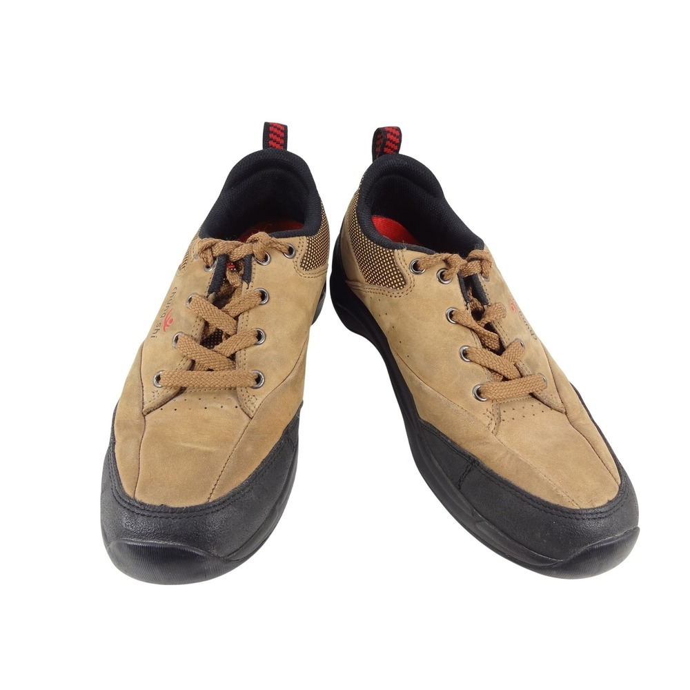 Chung Shi Duxfree SDH‎ 0612 Tan Black Leather Walking Shoes Womens 7.5 US